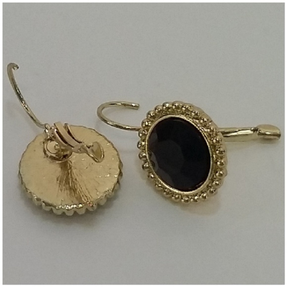 Leaverback Colored Crystal Earrings - Picture 3 of 8